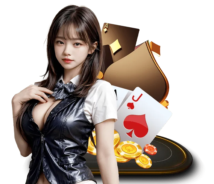 Người chơi Blackjack đang cầm bài